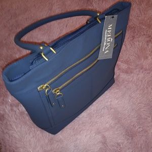 Merona Navy Tote Purse